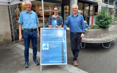 Lancierung der Petition: Windkraft kann’s!